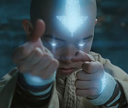 Noah Ringer as Aang - The Last Airbender